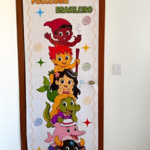 Folclore Brasileiro - Painel de porta