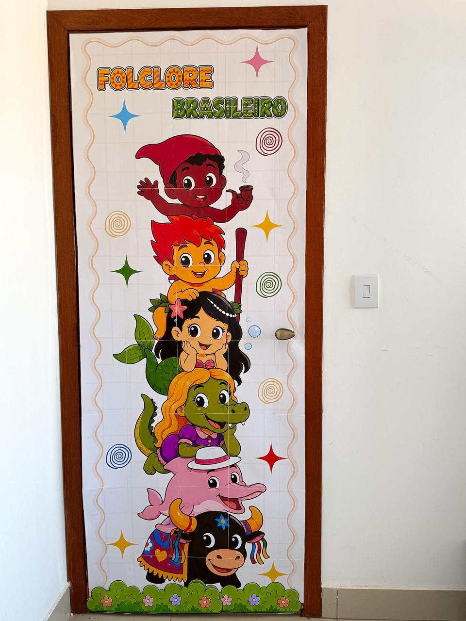 Folclore Brasileiro - Painel de porta