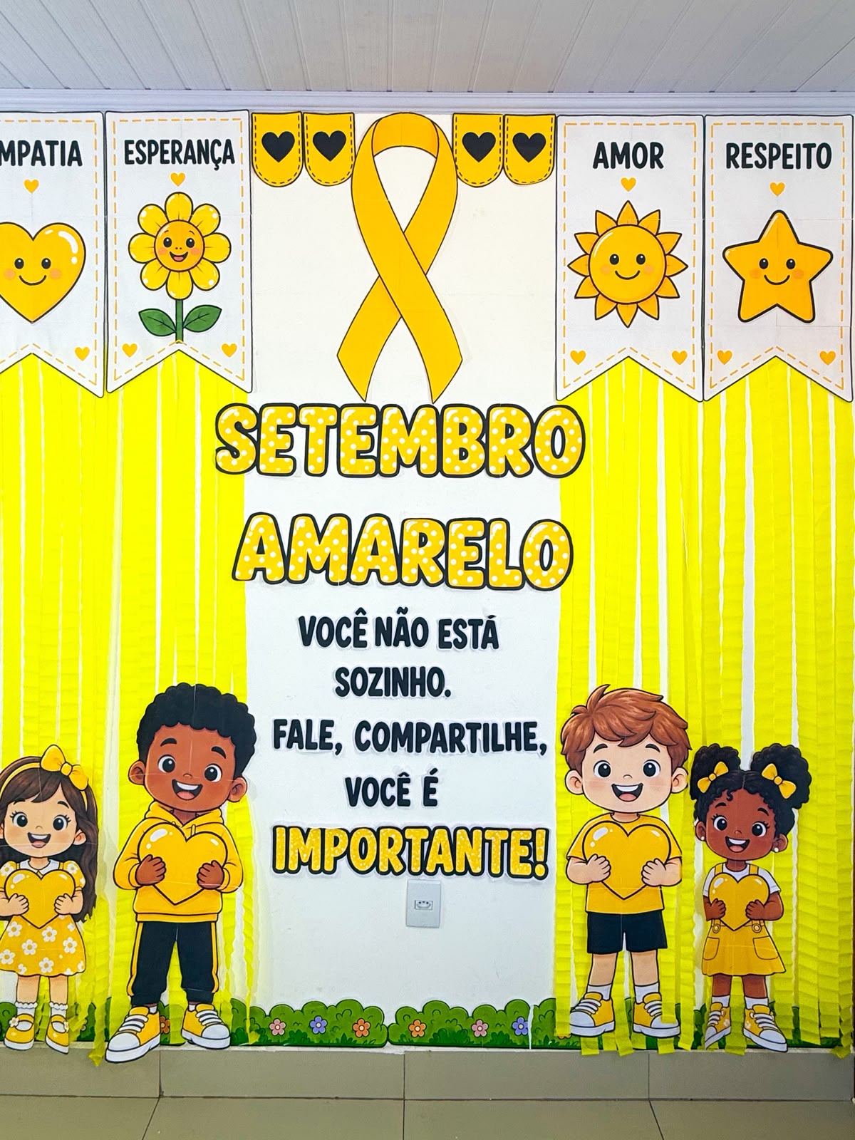 Painel Setembro Amarelo - Você é importante