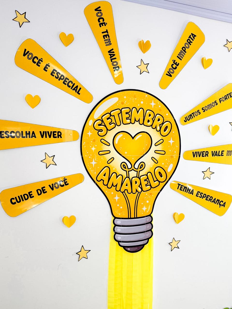Painel Setembro Amarelo - Lâmpada - Imagem 5