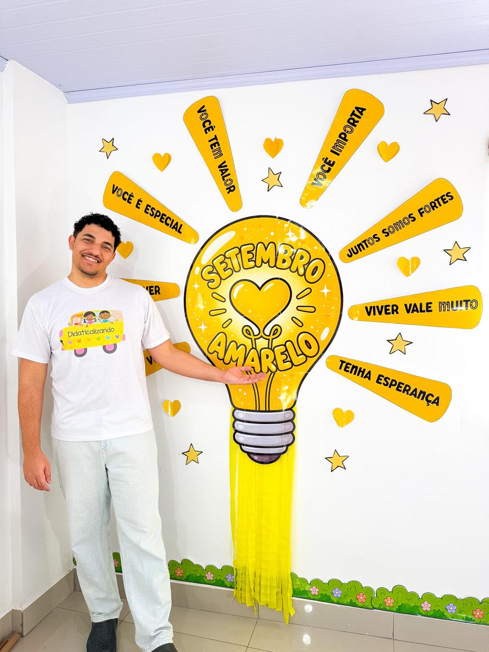 Painel Setembro Amarelo - Lâmpada - Imagem 2