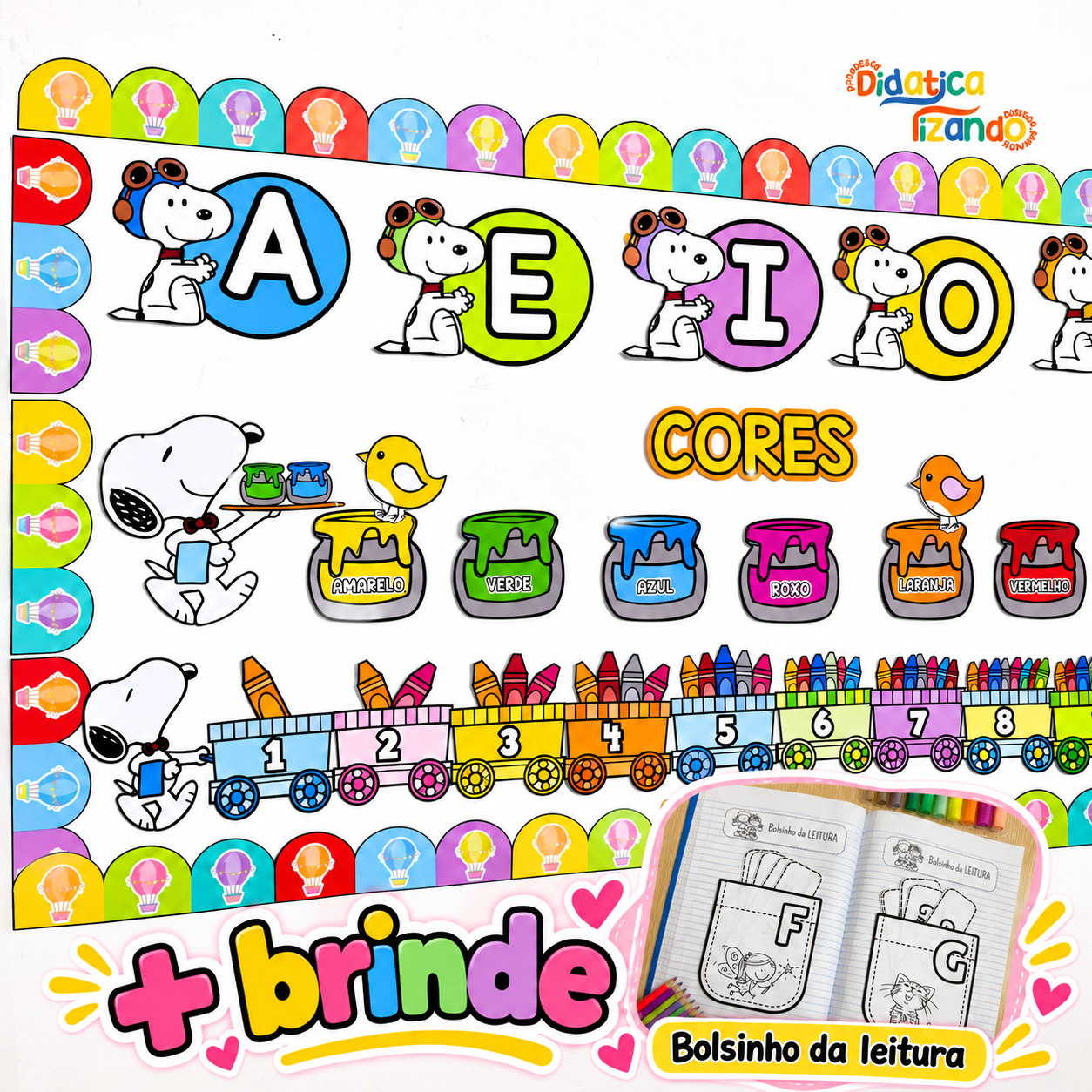 Recursos de apoio Snoopy - Didaticalizando